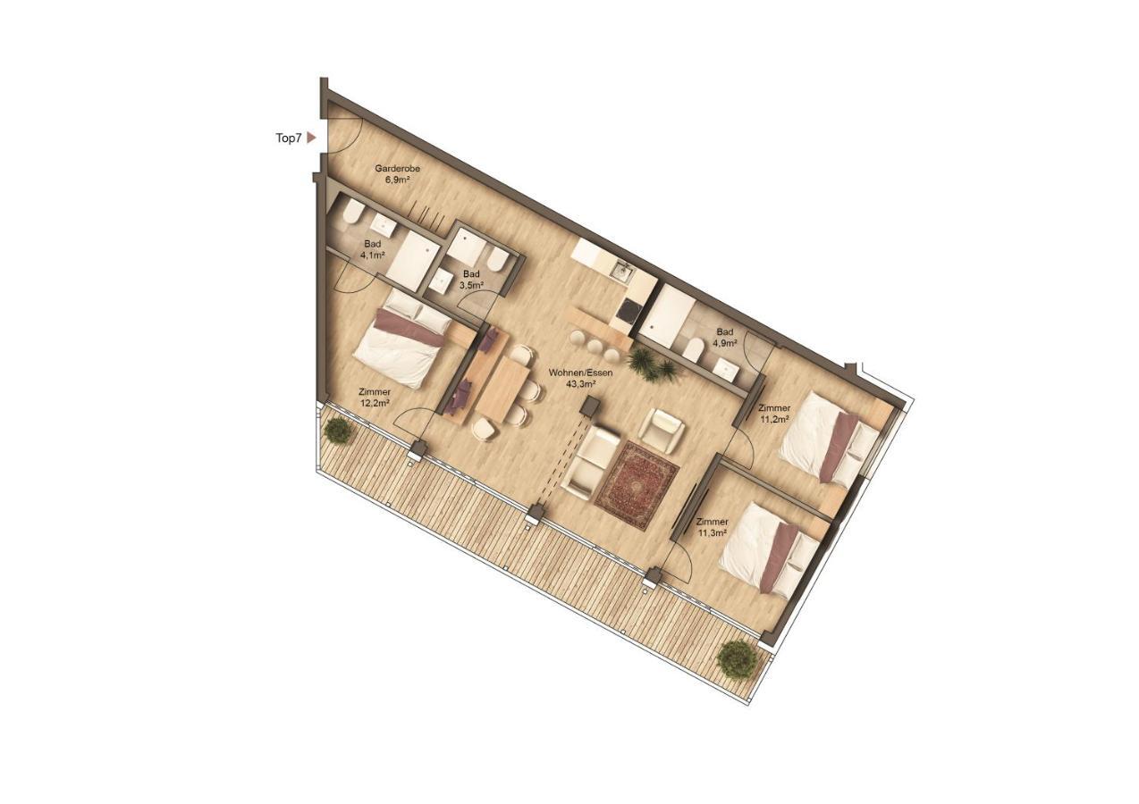 Panorama Residence Moesern Ζέεφελντ Εξωτερικό φωτογραφία