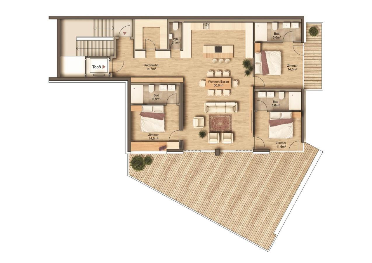 Panorama Residence Moesern Ζέεφελντ Εξωτερικό φωτογραφία